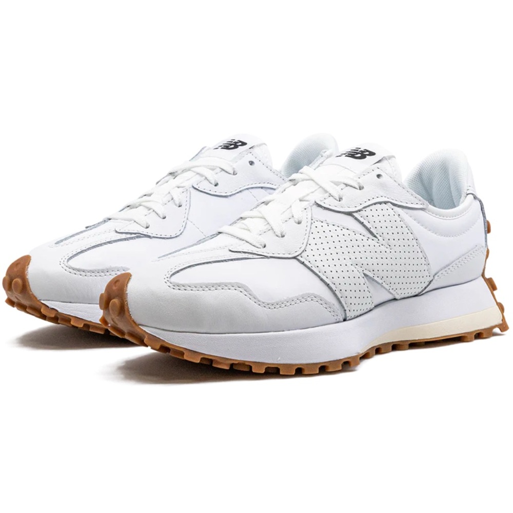New Balance Women’s White Sea Salt and Gum Lifestyle Sneakers WS327LS SIZE 5